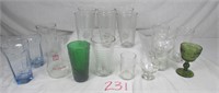 Drinking Glasses - 7 Up Glass - Pepsi Cola Glass