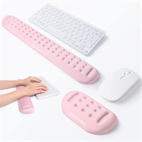 Univo Colors Pink Keyboard Wrist/Mouse Support AZ2