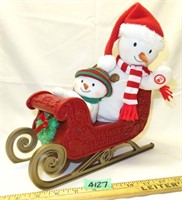 2016 Hallmark Snowman Sleigh Ride Collectable