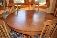 Oak table and chairs Watertown