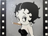 Paul Chmielewski "Betty Boop Enjoying Cigar"