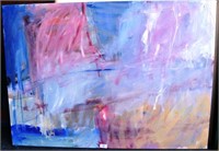 Lou Poynton, 'Mist', acrylic on canvas,