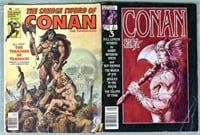 2 Marvel Conan comic books; as is