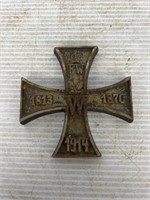 Large imperial iron cross paperweight