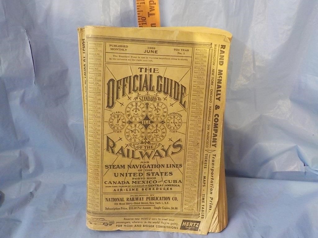 Official Railways Guides 1959