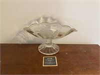 Crystal Footed Serving Dish