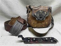 Leather Bag and Belt