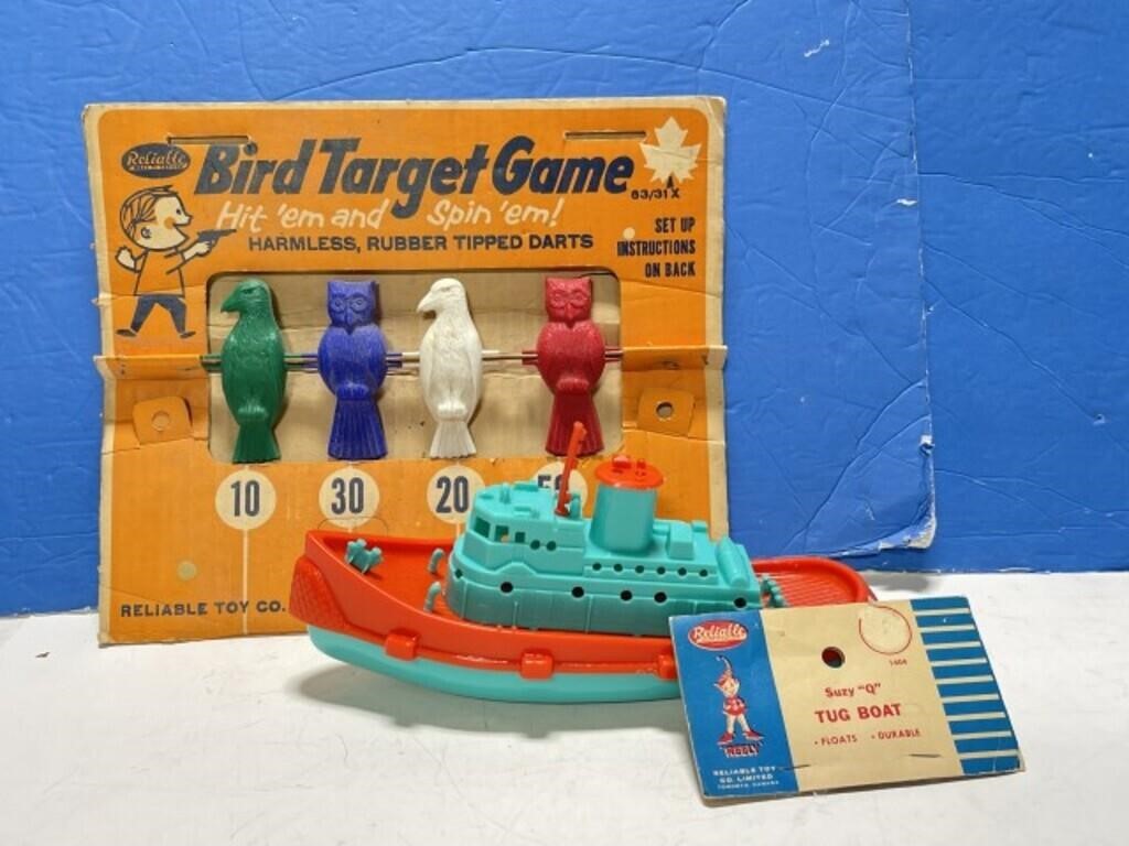 Reliable Tug Boat and Bird Target Game