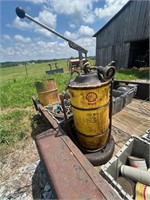 Shell Oil Barrel & Pump