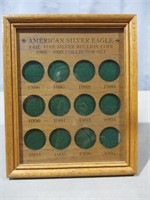 Silver Eagle Coin Collection Frame