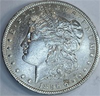 1896 Choice AU Morgan Silver Dollar