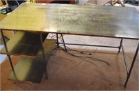 Modern Industrial Desk with Finished Surface
