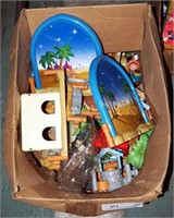 Children's Plastic Nativity & Toy Play Set