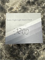 Radio night alarm clock