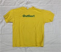 Vintage 90s size xl yellow outlier! shirt