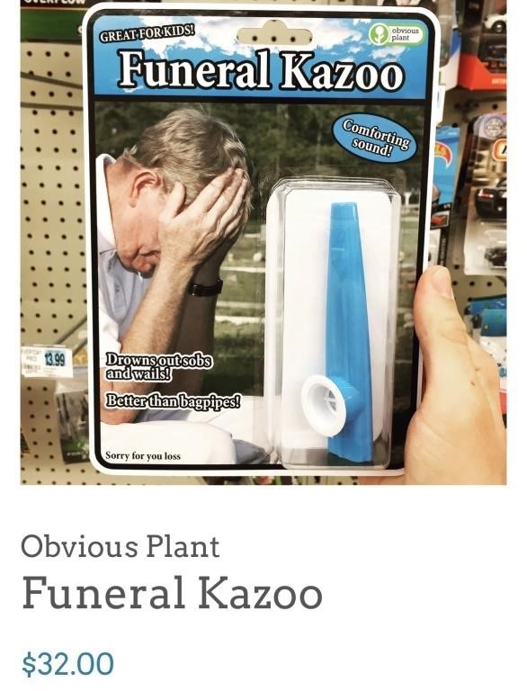 Funeral Kazoo (Actual one is orange) - Sorry for