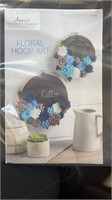 Floral hoop art - Annie’s creative women kit of