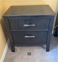 Charcoal Night/Side Table Made In Canada 1/2