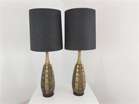 Gold Geometric Table Lamps