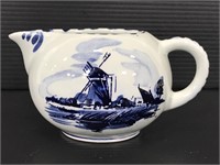 Vintage Deja Blue Holland pottery creamer