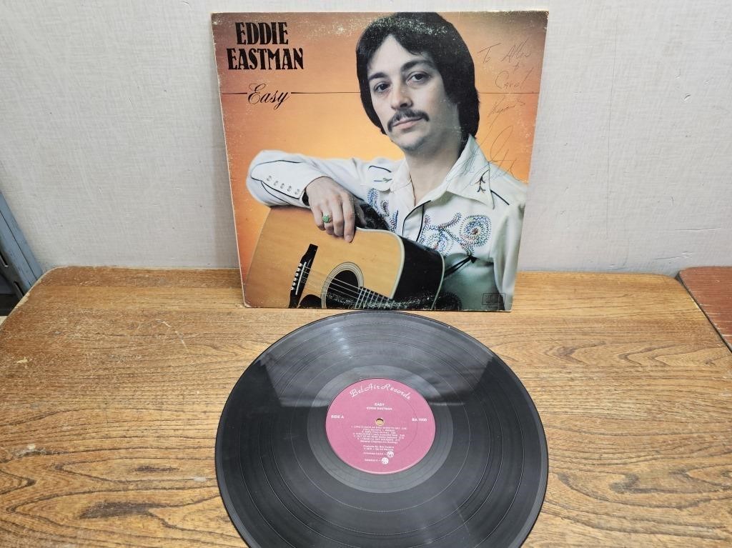 EDDIE Eastman "Easy Record Autographed #Has Some