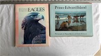 HARDCOVER BOOKS, PEI PHOTOS & EAGLES