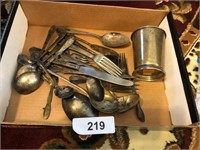 Vintage Silverware and Cup