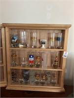 Shelf Full of shot Glasses