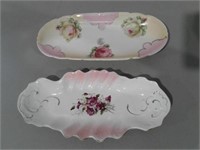 (2) 13" Semi-Porcelain Trays