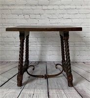 Vintage Table with Jacobean Legs