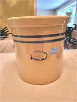 4 GALLON MARSHALL POTTERY STORAGE CROCK