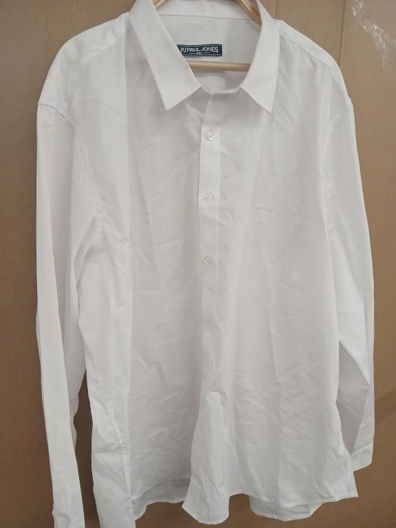 Size 2X PJ PAUL JONES Men's Slim Fit Dress Shirt