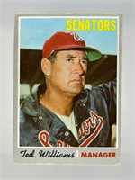1970 Topps #211 Ted Williams Low Grade Creased