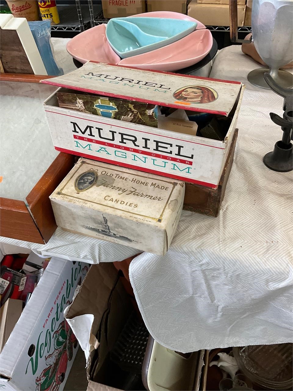 Vintage Cigar Box Lot