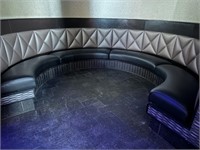 Curved Booth Seat Cushions and Back Rests