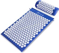 ProsourceFit Acupressure Mat and Pillow Set Blue