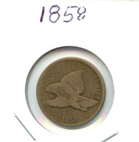 1858 Flying Eagle Cent - Small Letters