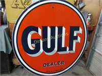 Gulf Dealer Sign Double Sided