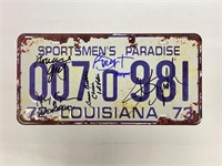Autograph COA Jaws License Plate