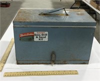 Black & Deckers metal container used for an