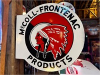 18” Porcelain McColl-Frontenac Wall Mount Sign
