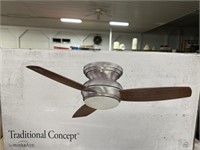 TRADITIONAL CONCEPT CEILING FAN WHITE BLADES