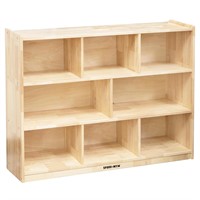 SPARK & WOW 8-Compartment Wood Cabinet
