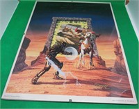 Signed 11x17" Picture By LARRY ELMORE 1994