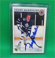 Frank Mahovlich Signed Hockey Card 1992 Ultimate