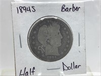 1894S Barber Half Dollar
