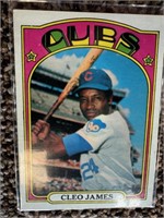 1972 Topps Cleo James- MLB CUBS