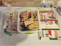 Christmas stamps and items