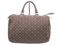 Louis Vuitton Fusain Speedy 30 Handbag