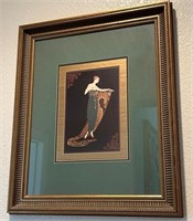 T - ERTE' FRAMED ART 23X19" (L27)